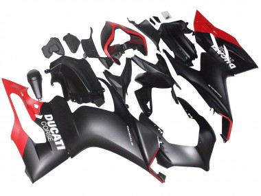 2020-2024 Ducati Panigale V2 Motorcycle Fairings - Red Matte Black Corse Canada