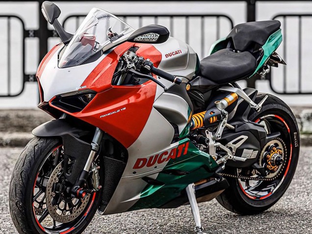 2020-2024 Ducati Panigale V2 Motorcycle Fairings - Silver Red Green Canada