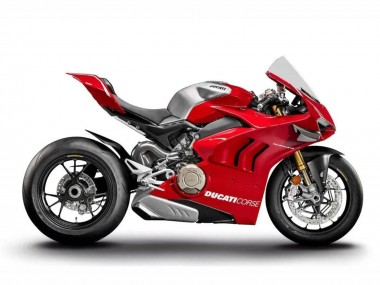 2020-2021 Ducati Panigale V4 V4S Motorcycle Fairings - Silver Red Canada