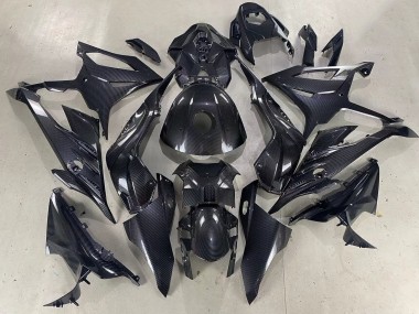 2023-2024 BMW S1000RR Motorcycle Fairings - Glossy Black Carbon Fiber Canada
