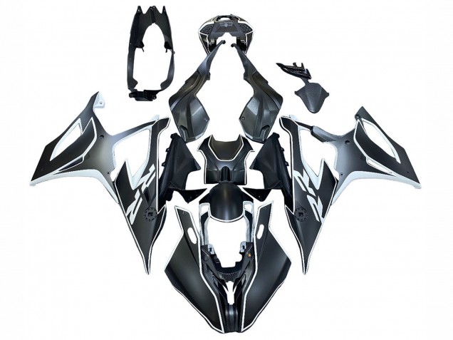 2019-2022 BMW S1000RR Motorcycle Fairings - Black White Canada
