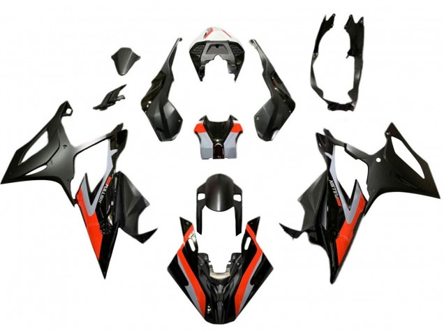 2019-2022 BMW S1000RR Motorcycle Fairings - Red Black Grey Canada