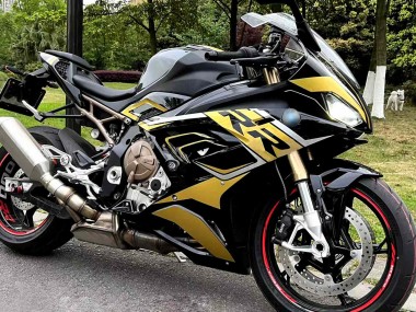 2019-2022 BMW S1000RR Motorcycle Fairing - Black Gold Canada