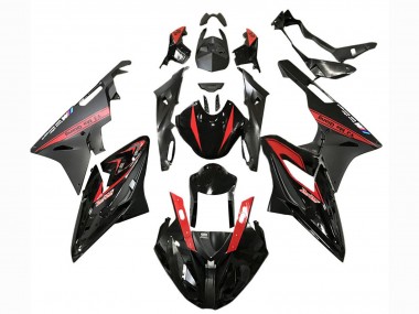 2017-2018 BMW S1000RR Motorcycle Fairings - Red Glossy Black Matte Black Canada