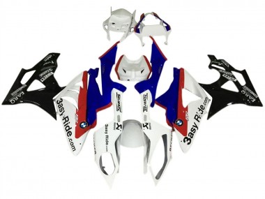 2017-2018 BMW S1000RR Motorcycle Fairings Kit - White Blue Red Glossy Black Canada
