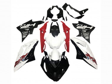 2015-2016 BMW S1000RR Motorcycle Fairings - White Red Matte Black Canada