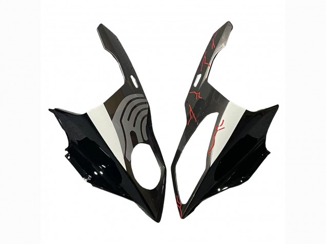 2009-2014 BMW S1000RR Motorcycle Fairing - Red Glossy Black Canada