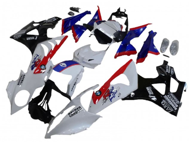 2009-2014 BMW S1000RR Abs Fairings - White Red Blue Glossy Black Canada