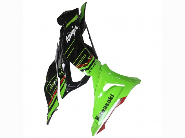 2023-2025 Kawasaki ZX6R Motorcycle Fairings - Green Black Canada