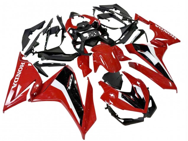 2022-2023 Honda CBR500R Motorcycle Fairing - Red White Black Canada