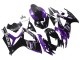 2006-2007 Suzuki GSXR 600 / GSXR 750 Motorcycle Fairing Kits - Purple Glossy Black Canada