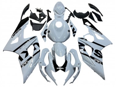 2005-2006 Suzuki GSXR 1000 Motorcycle Fairings - White Black Canada