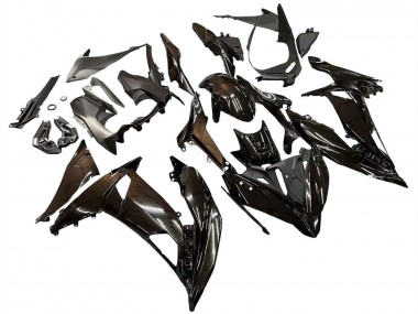 2017-2019 Kawasaki Ninja 650 EX650 Motorcycle Fairings - Glossy Black Canada