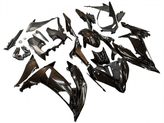 2017-2019 Kawasaki Ninja 650 EX650 Motorcycle Fairings - Glossy Black Canada
