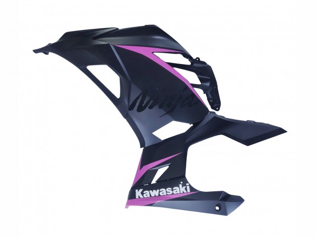 2018-2024 Kawasaki Ninja 400 Motorcycle Fairings - Matte Black Pink Canada
