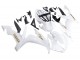 2004-2006 Yamaha YZF 1000 R1 Motorcycle Fairings - White Gold Decals Canada