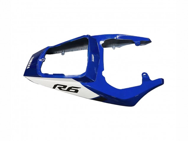2006-2009 Yamaha YZF R6S Motorcycle Fairings - Blue White Glossy Black Yamalube Canada