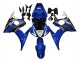 2006-2009 Yamaha YZF R6S Motorcycle Fairings - Blue White Glossy Black Yamalube Canada
