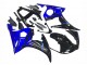2006-2009 Yamaha YZF R6S Motorcycle Fairings - Blue Glossy Black Canada