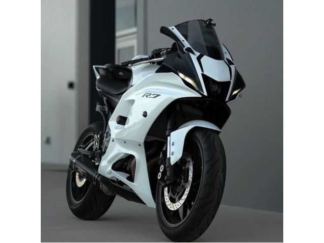 2021-2024 Yamaha YZF R7 Motorcycle Fairings - Glossy White Canada