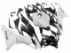 2019-2022 Kawasaki ZX6R Motorcycle Fairings - White Black Carbon Fiber Canada
