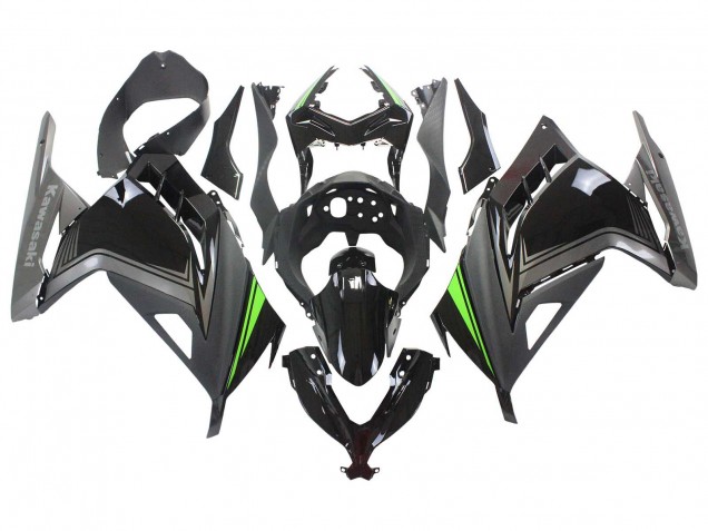 2013-2017 Kawasaki EX300 Motorcycle Fairings - Glossy Black Matte Black Green Canada