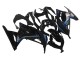 2013-2017 Kawasaki EX300 Motorcycle Fairings - Glossy Black Blue Canada