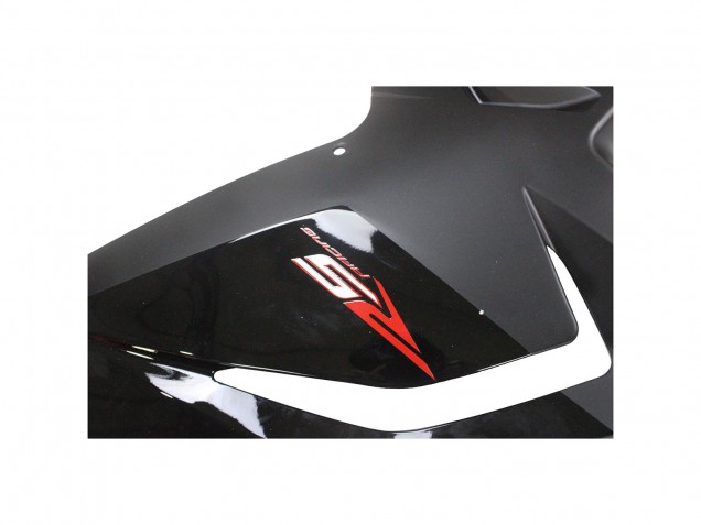 2006-2011 Aprilia RS125 Motorcycle Fairings - Glossy Black Red White Decal Canada