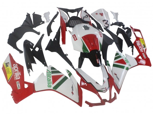 2012-2018 Aprilia RS4 50 125 Motorcycle Fairing Kits - White Red Green Yellow Alitalia Canada