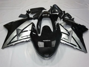 1996-2007 Honda CBR1100XX Blackbird Motorcycle Fairings - Silver Glossy Black Canada