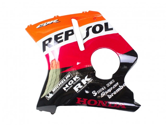 1996-2007 Honda CBR1100XX Blackbird Abs Motorcycle Fairings - Orange White Red Glossy Black Repsol Canada
