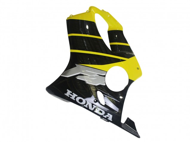 1999-2000 Honda CBR600 F4 Motorcycle Fairings - Yellow Glossy Black Canada