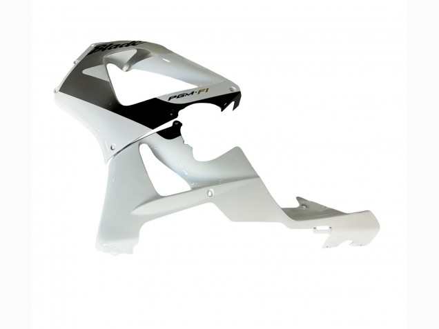2000-2001 Honda CBR900RR 929 Motorcycle Fairings - White Silver Canada
