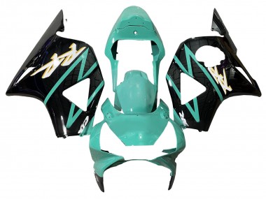 2002-2003 Honda CBR900RR 954 Motorcycle Fairings - Light Green Glossy Black Canada