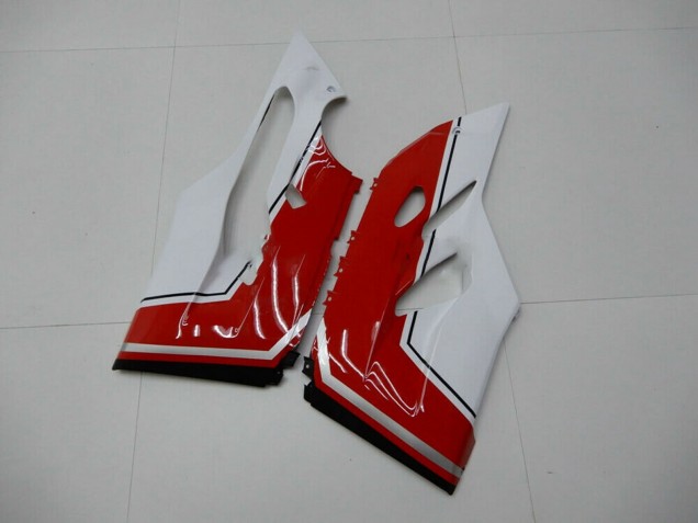 2011-2014 Ducati 1199 Motorcycle Fairings - White Red Matte Black Canada
