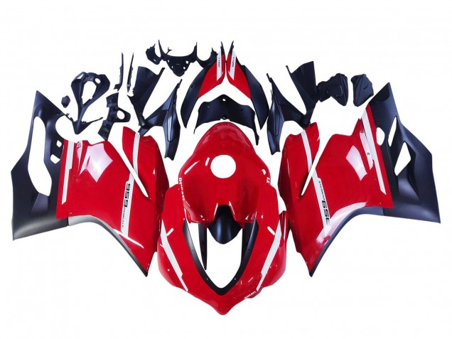 2015-2020 Ducati 959 Motorcycle Fairings - Red Matte Black Canada
