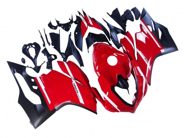 2015-2020 Ducati 959 Motorcycle Fairings - Red Matte Black Canada