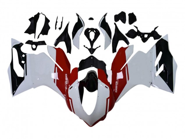 2015-2020 Ducati 959 Motorcycle Fairings Kits - White Red Glossy Black Canada