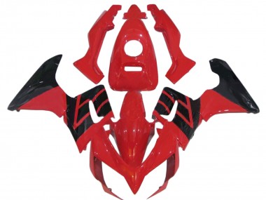 2002-2006 Honda CBR125R Motorcycle Fairings - Red Glossy Black Stripe Canada