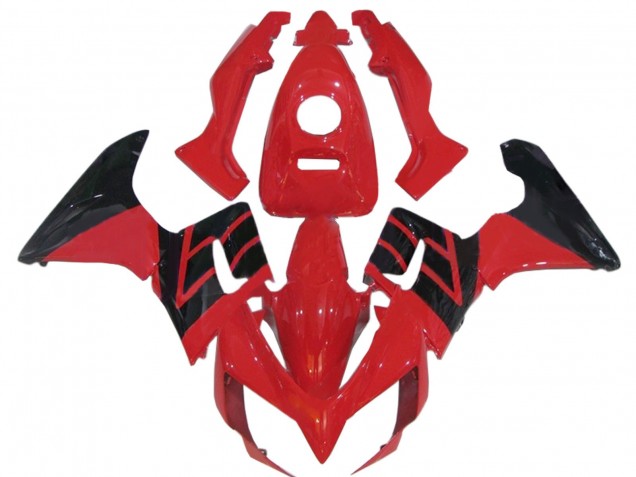 2002-2006 Honda CBR125R Motorcycle Fairings - Red Glossy Black Stripe Canada