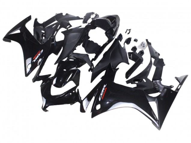2013-2015 Honda CBR500R Motorcycle Fairings - Glossy Black Matte Black Canada