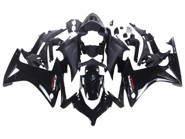2013-2015 Honda CBR500R Motorcycle Fairings - Glossy Black Matte Black Canada