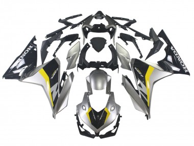 2022-2023 Honda CBR500R Motorcycle Fairings - Silver Yellow Glossy Black Canada
