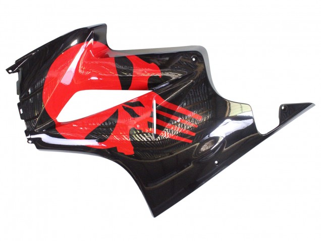 2002-2013 Honda VFR 800 Motorcycle Fairings - Glossy Black Red Canada