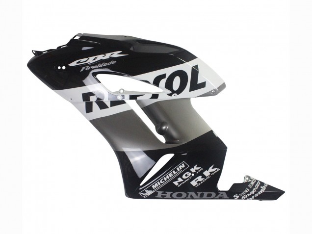 2004-2005 Honda CBR1000RR Motorcycle Fairing Kits - Silver White Glossy Black Repsol Canada