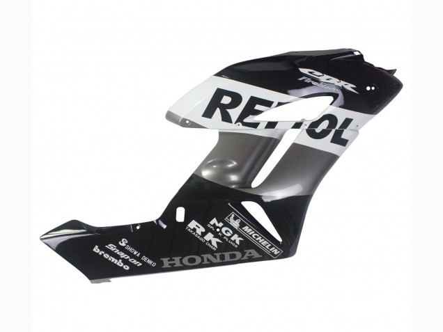 2004-2005 Honda CBR1000RR Motorcycle Fairing Kits - Silver White Glossy Black Repsol Canada