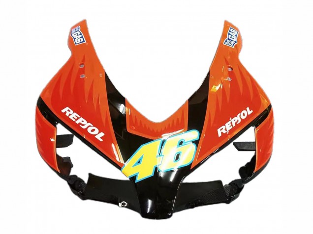 2004-2005 Honda CBR1000RR Motorcycle Fairings - Yellow Orange Glossy Black Repsol Rossi 46 Canada