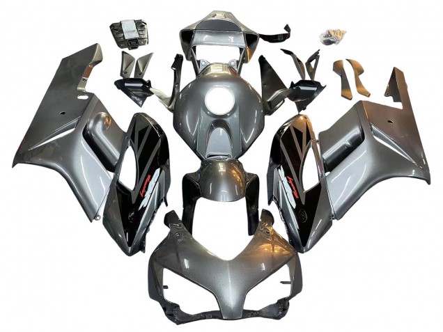 2004-2005 Honda CBR1000RR Motorcycle Fairing - Silver Glossy Black Canada