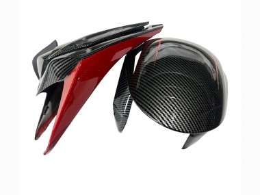 2008-2011 Honda CBR1000RR Motorcycle Fairings - Black Carbon Fiber Red Canada