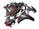 2008-2011 Honda CBR1000RR Motorcycle Fairings - Black Carbon Fiber Red Canada